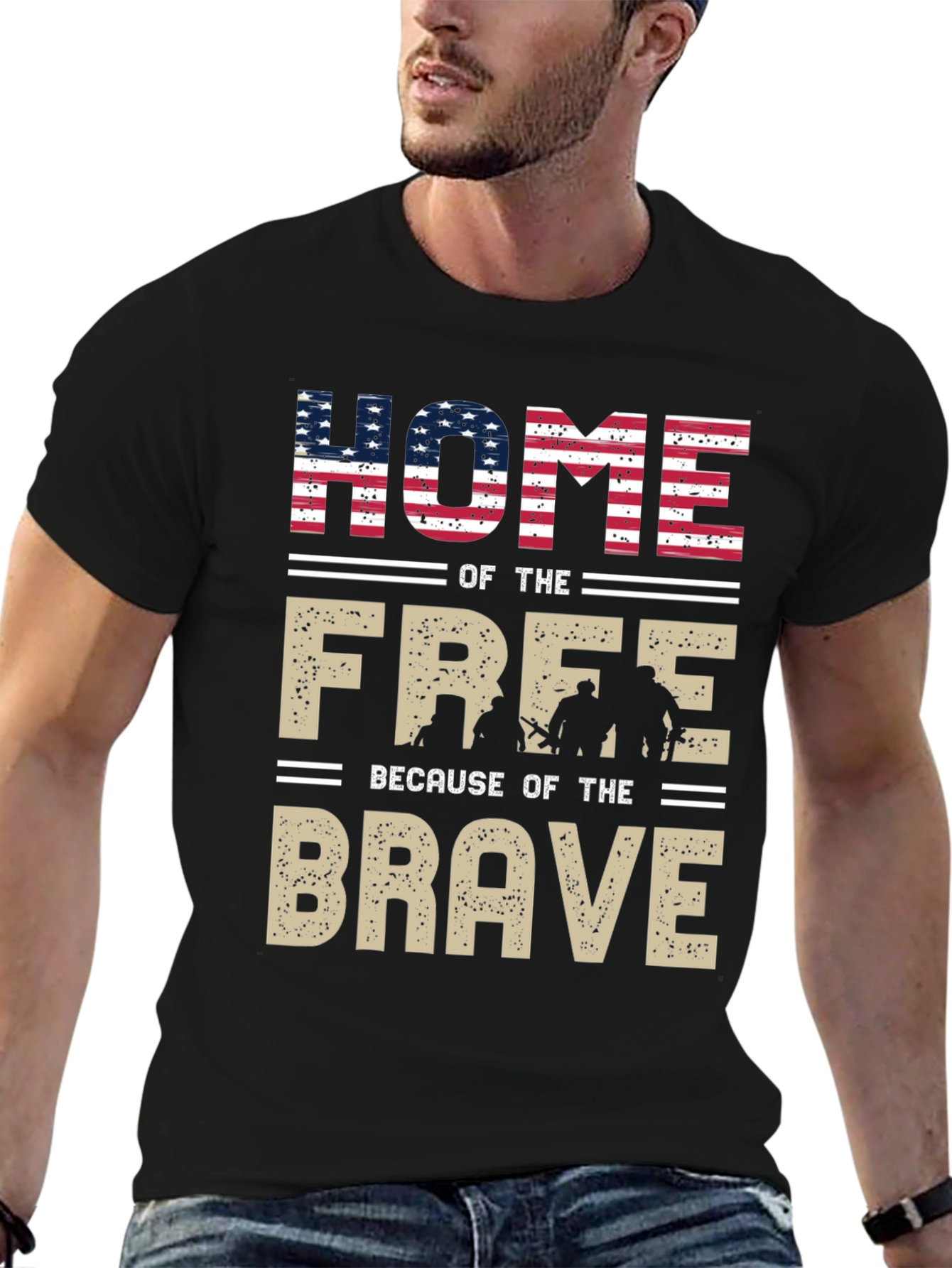 Home of the Free Patriotic T-Shirt