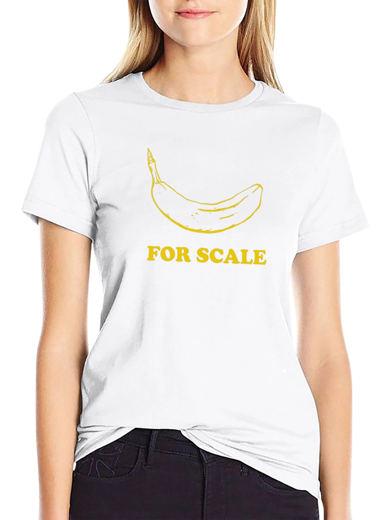 Banana for Scale Mens Black T-Shirt