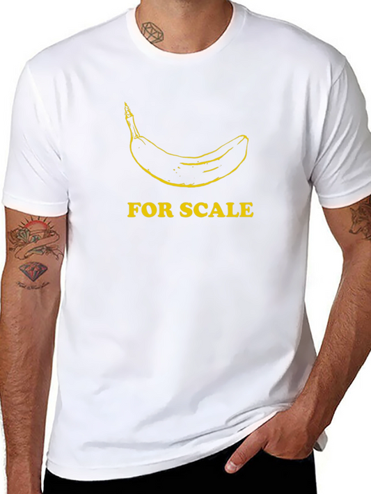 Banana for Scale Mens Black T-Shirt