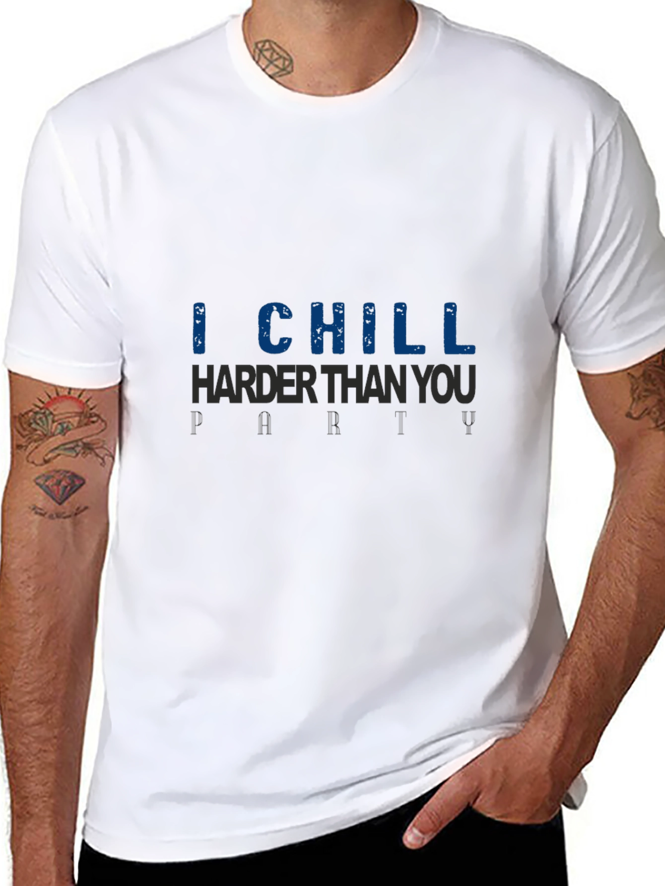 I Chill Harder Than You Graphic Tee