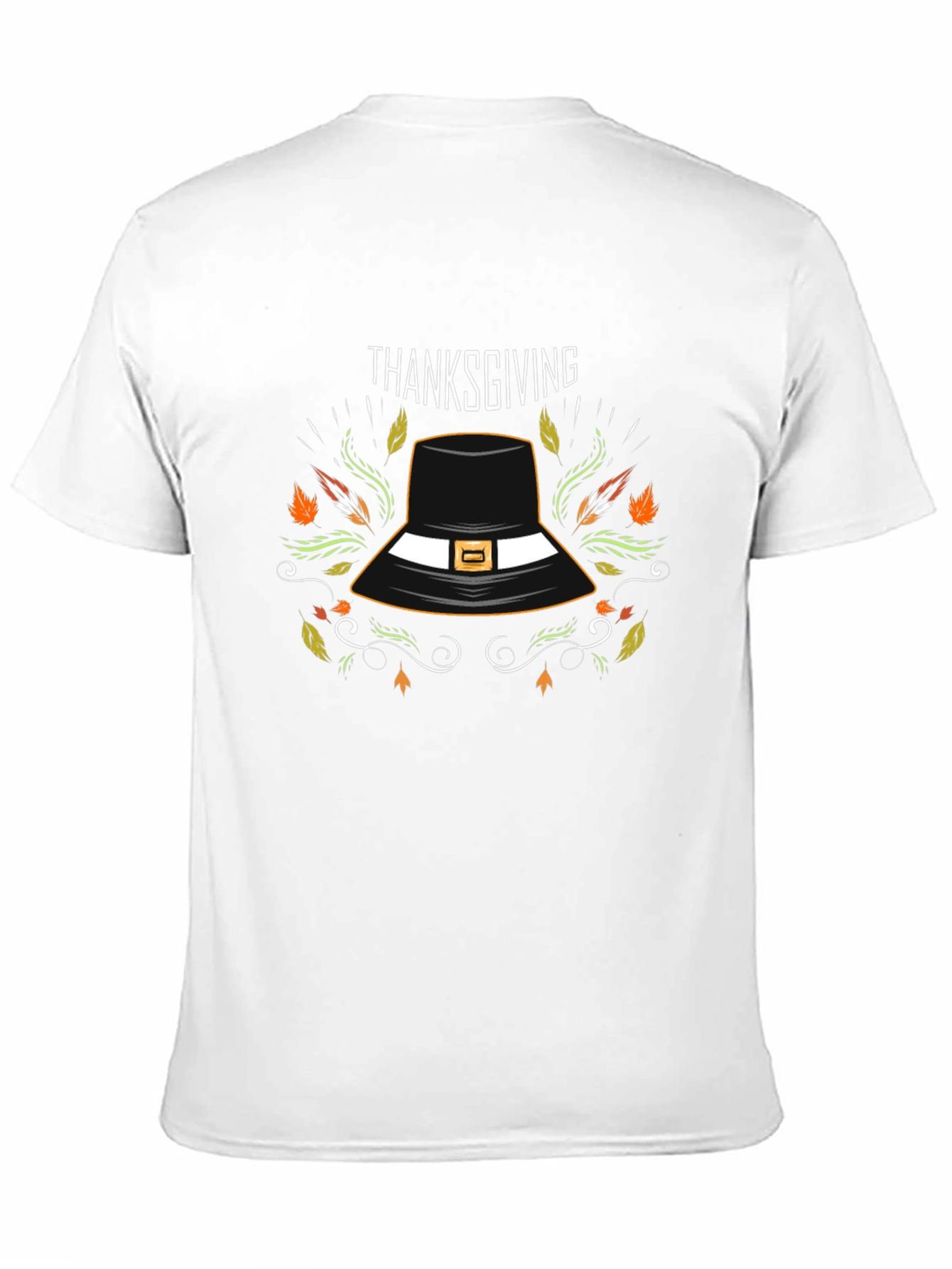 Thanksgiving Pilgrim Hat Graphic Tee