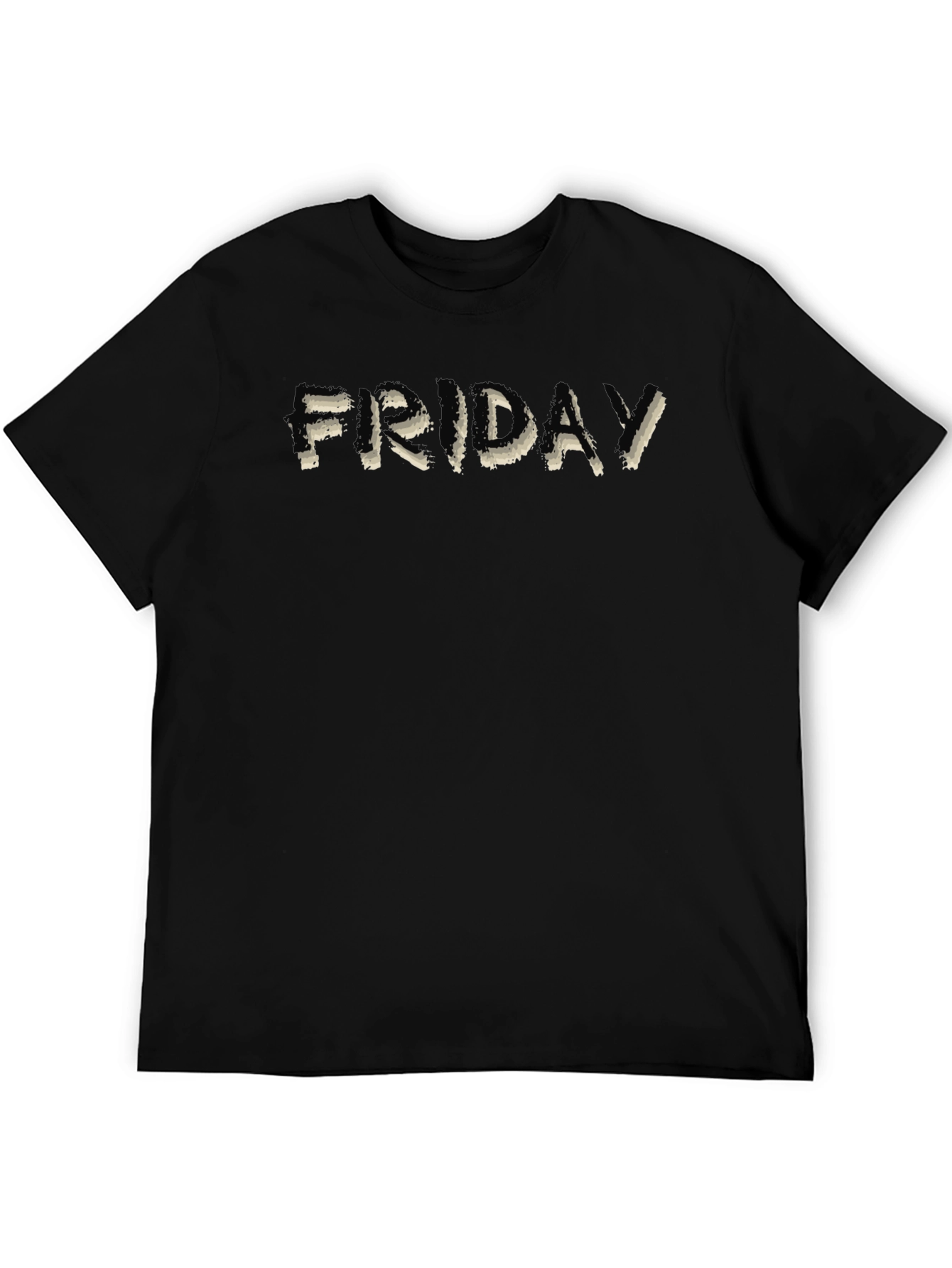 Friday Graphic T-Shirt - Casual Black Tee