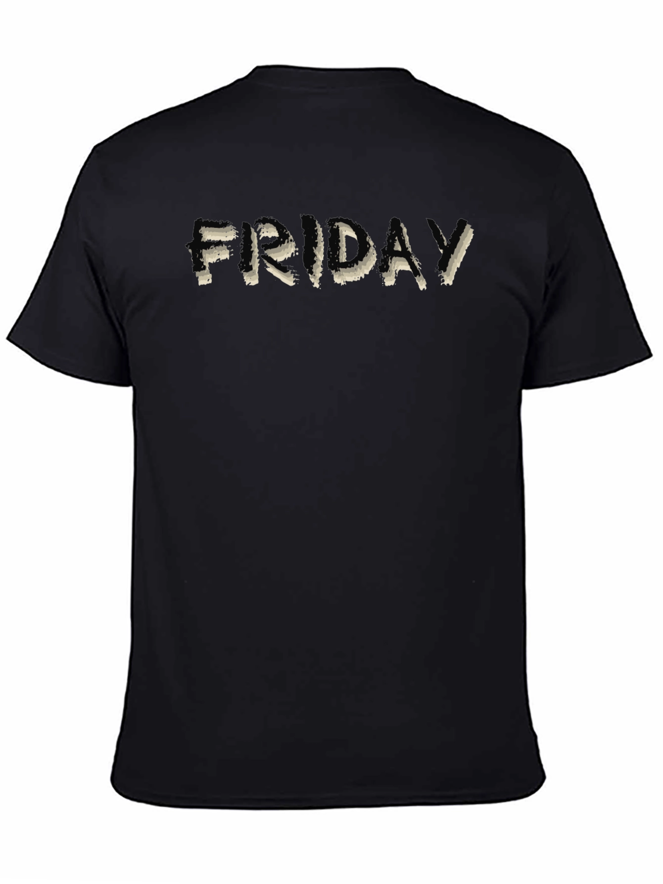Friday Graphic T-Shirt - Casual Black Tee