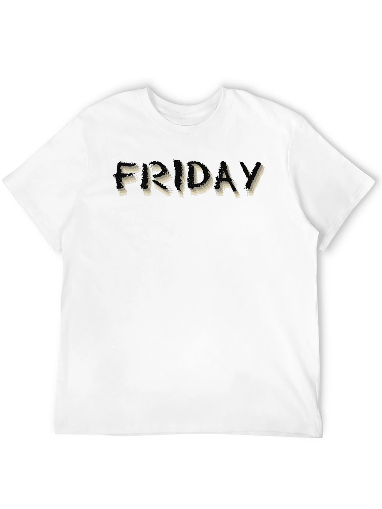 Friday Graphic T-Shirt - Casual Black Tee