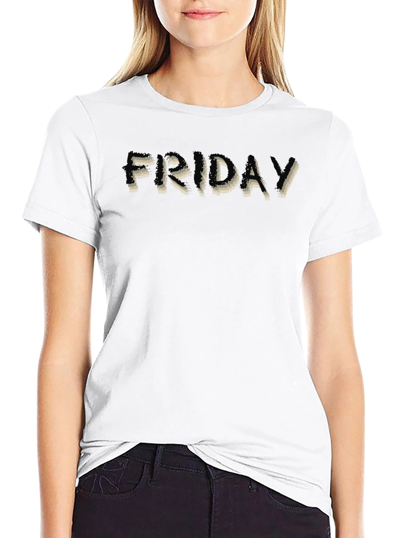 Friday Graphic T-Shirt - Casual Black Tee