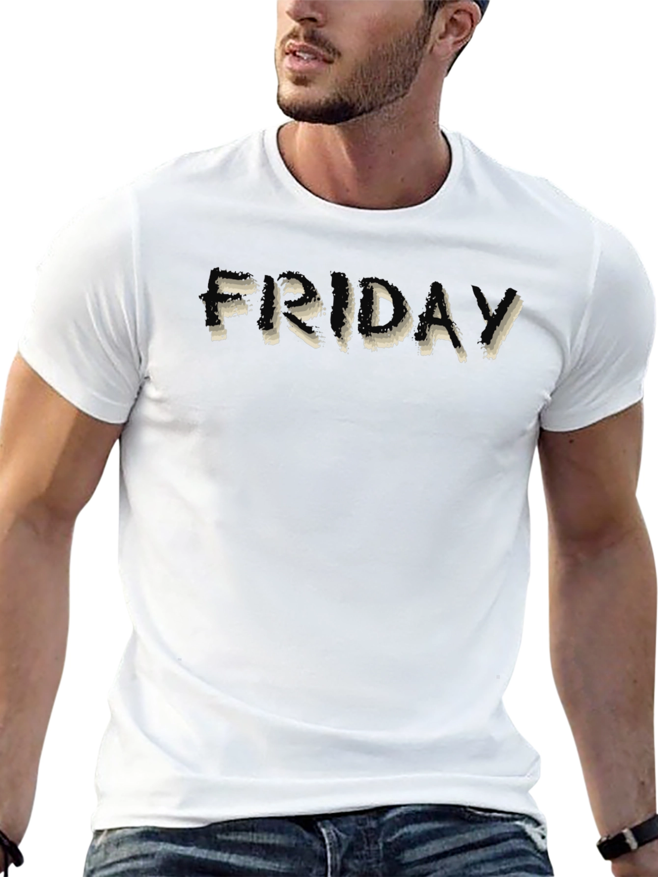 Friday Graphic T-Shirt - Casual Black Tee
