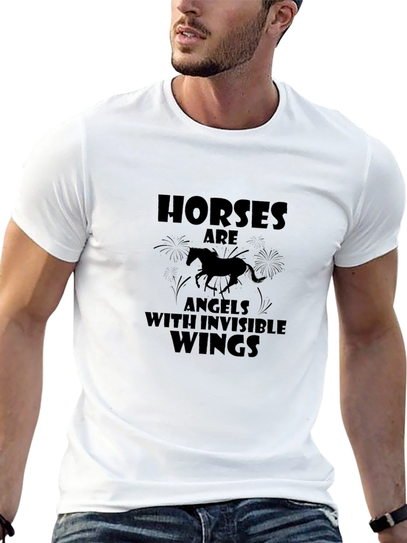 Horses are Angels with Invisible Wings T-Shirt