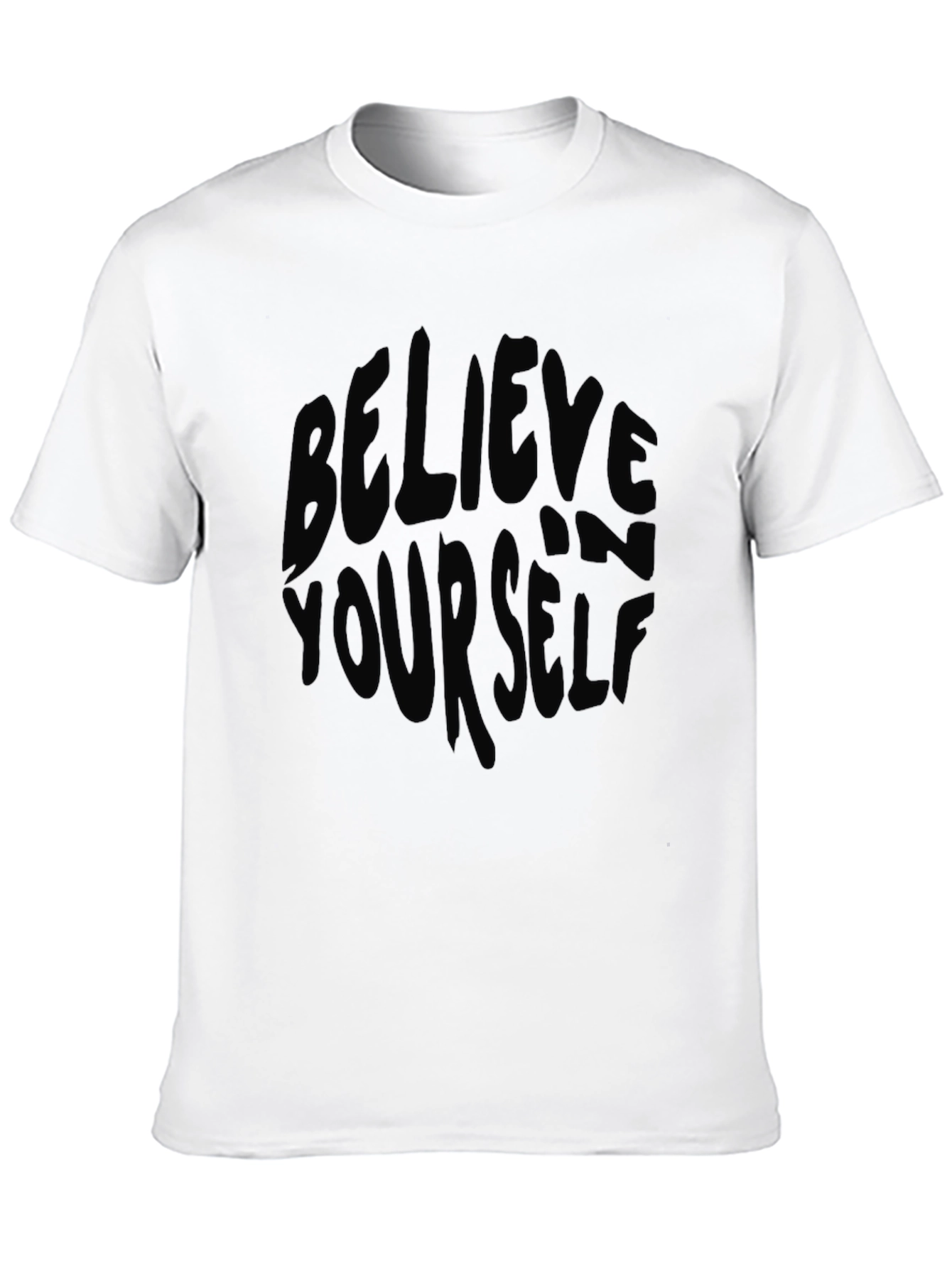 Believe Yourself Black Graphic Tee