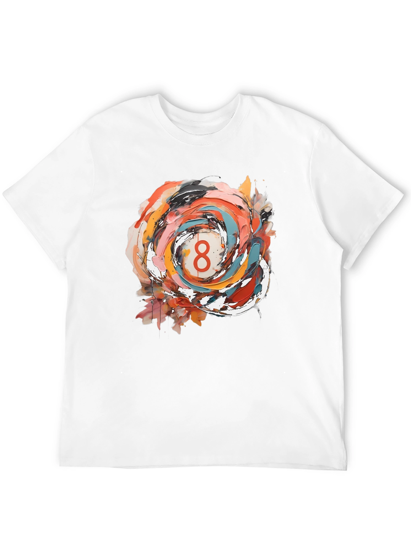 Abstract Number 8 Graphic Tee