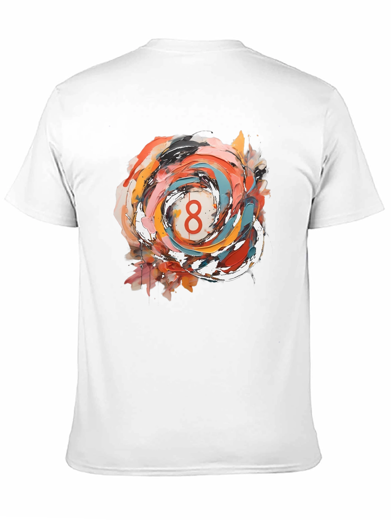 Abstract Number 8 Graphic Tee