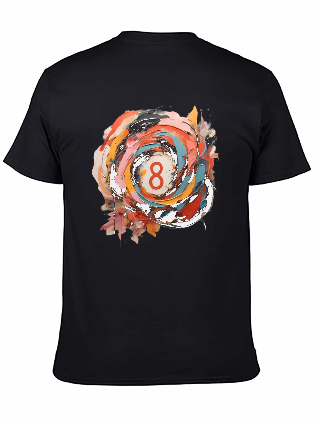 Abstract Number 8 Graphic Tee