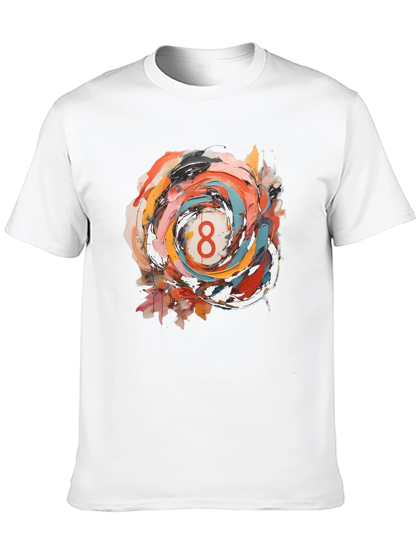 Abstract Number 8 Graphic Tee