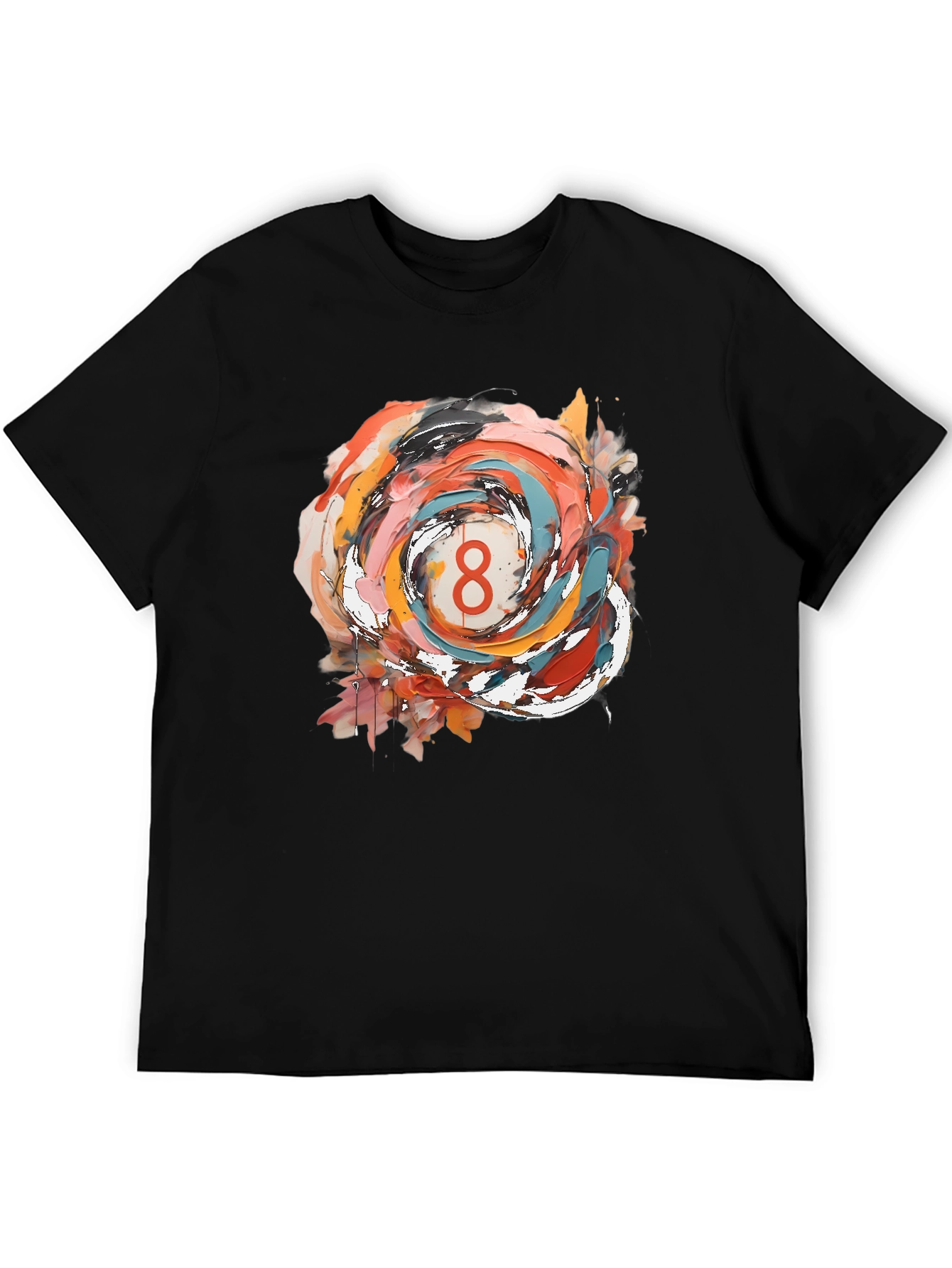 Abstract Number 8 Graphic Tee