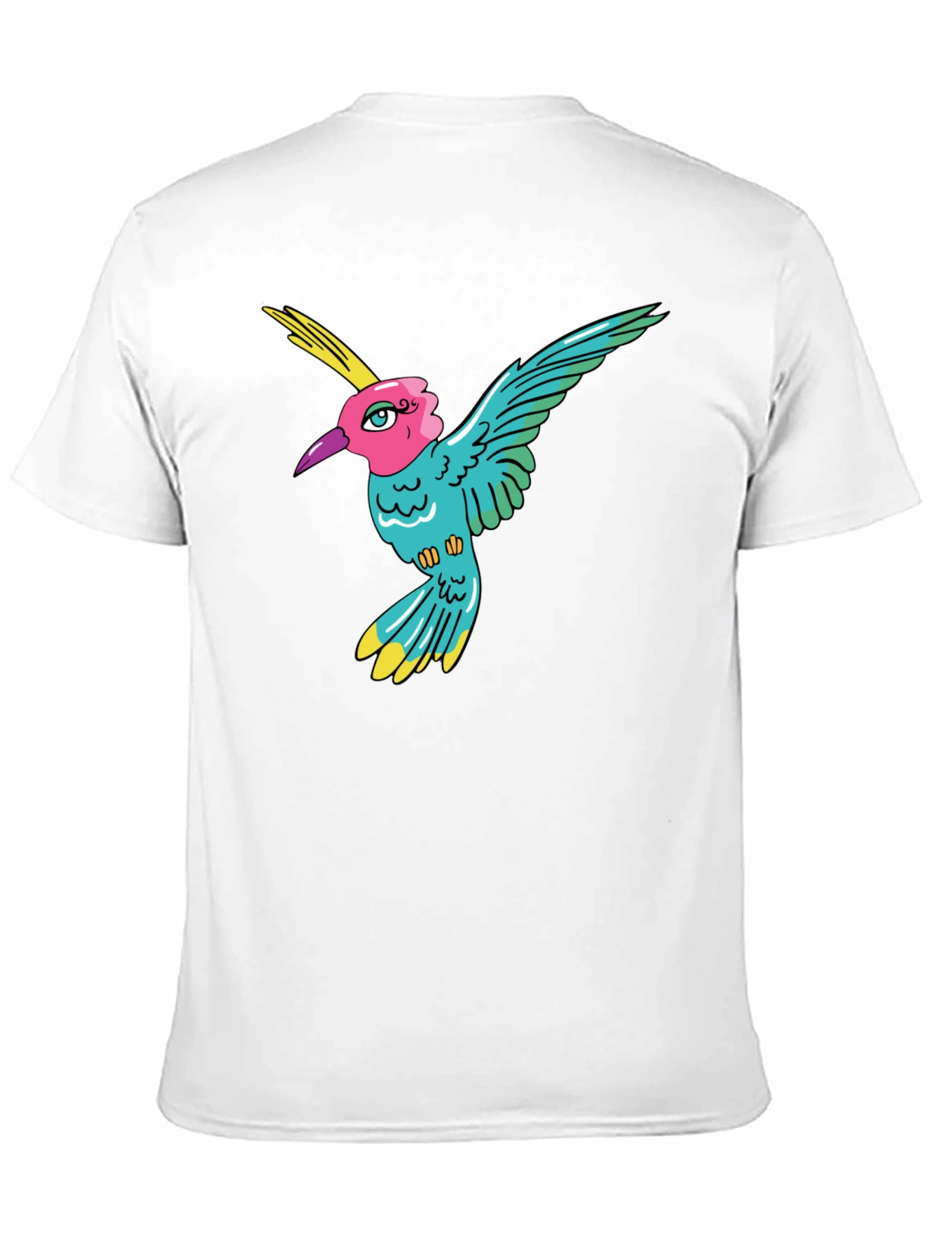Hummingbird Graphic Tee - Mens Black T-Shirt