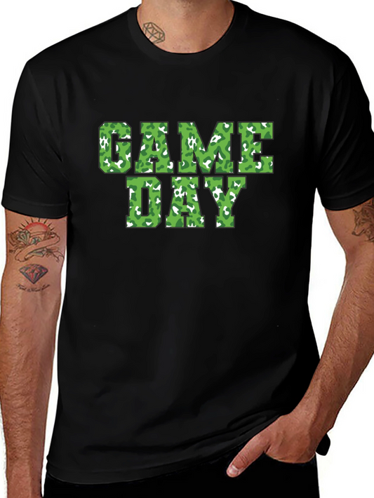 Game Day Camo Print T-Shirt