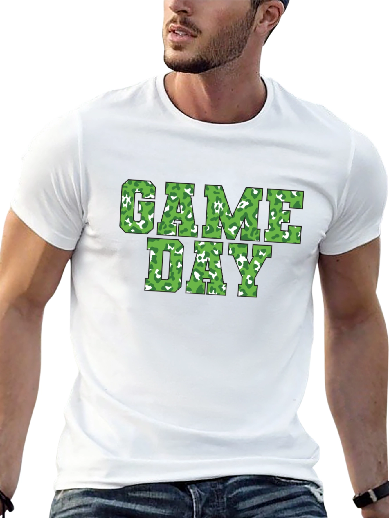 Game Day Camo Print T-Shirt