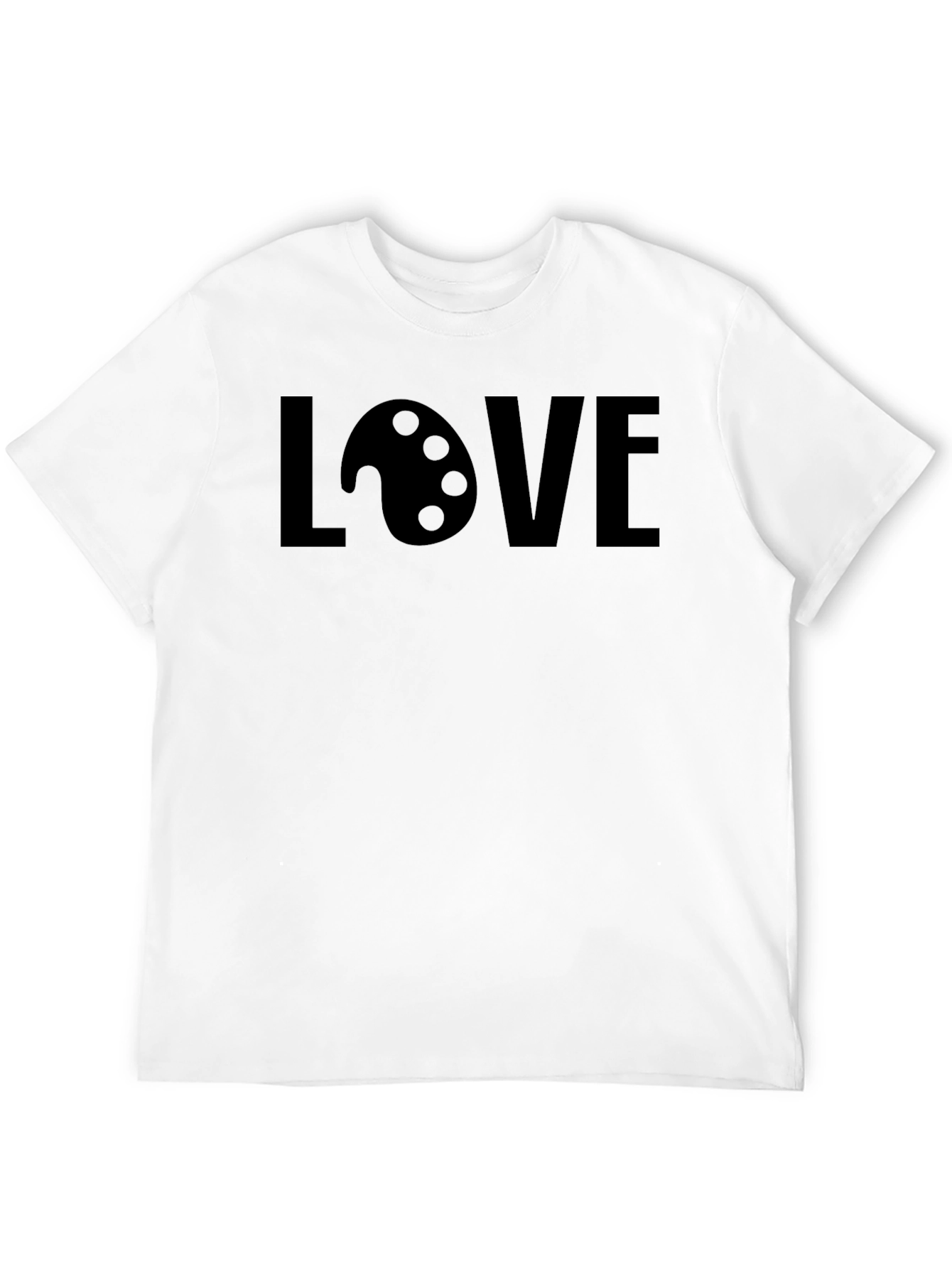 Artist LOVE Graphic Tee - Black Crew Neck T-Shirt