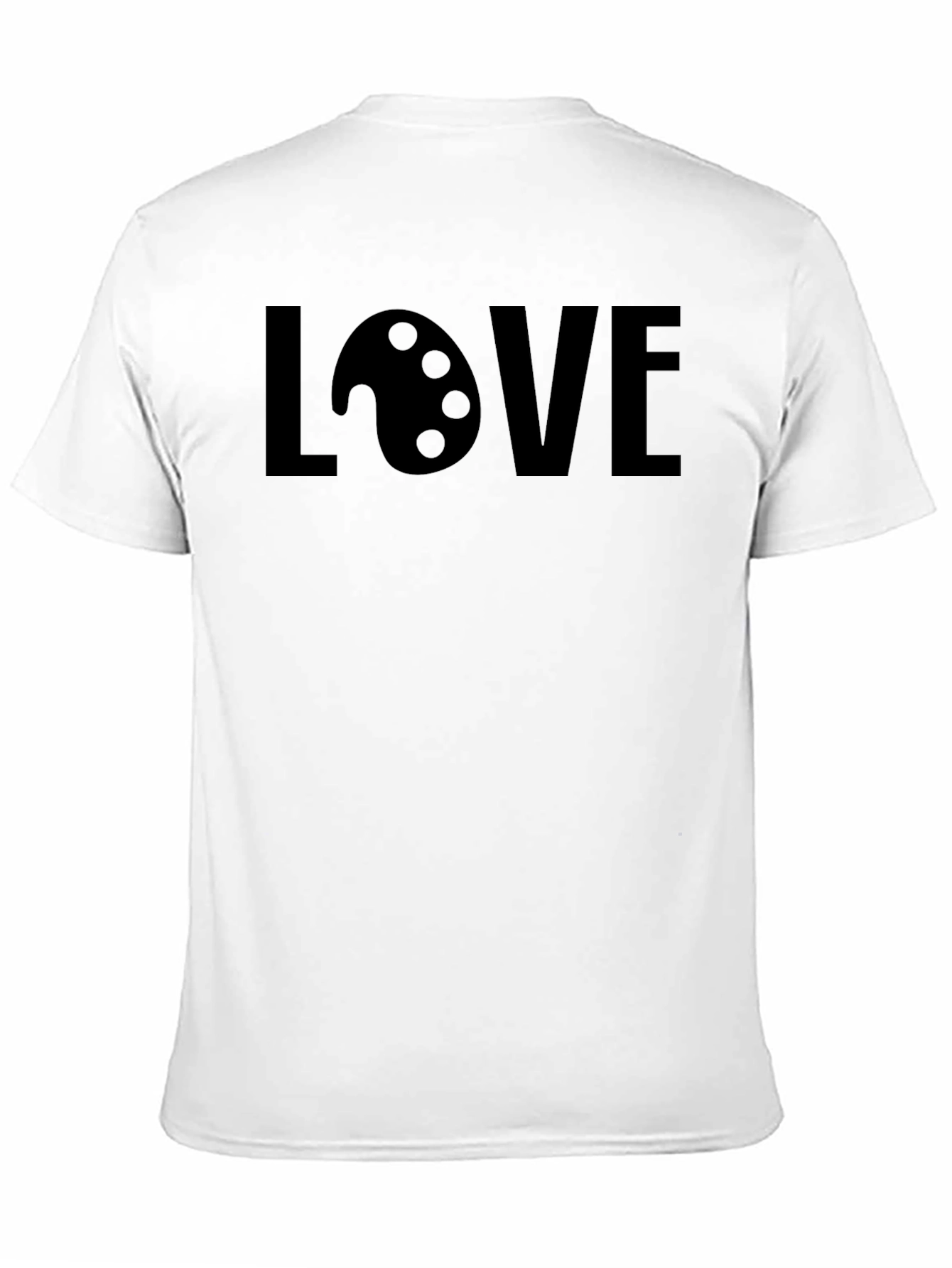 Artist LOVE Graphic Tee - Black Crew Neck T-Shirt