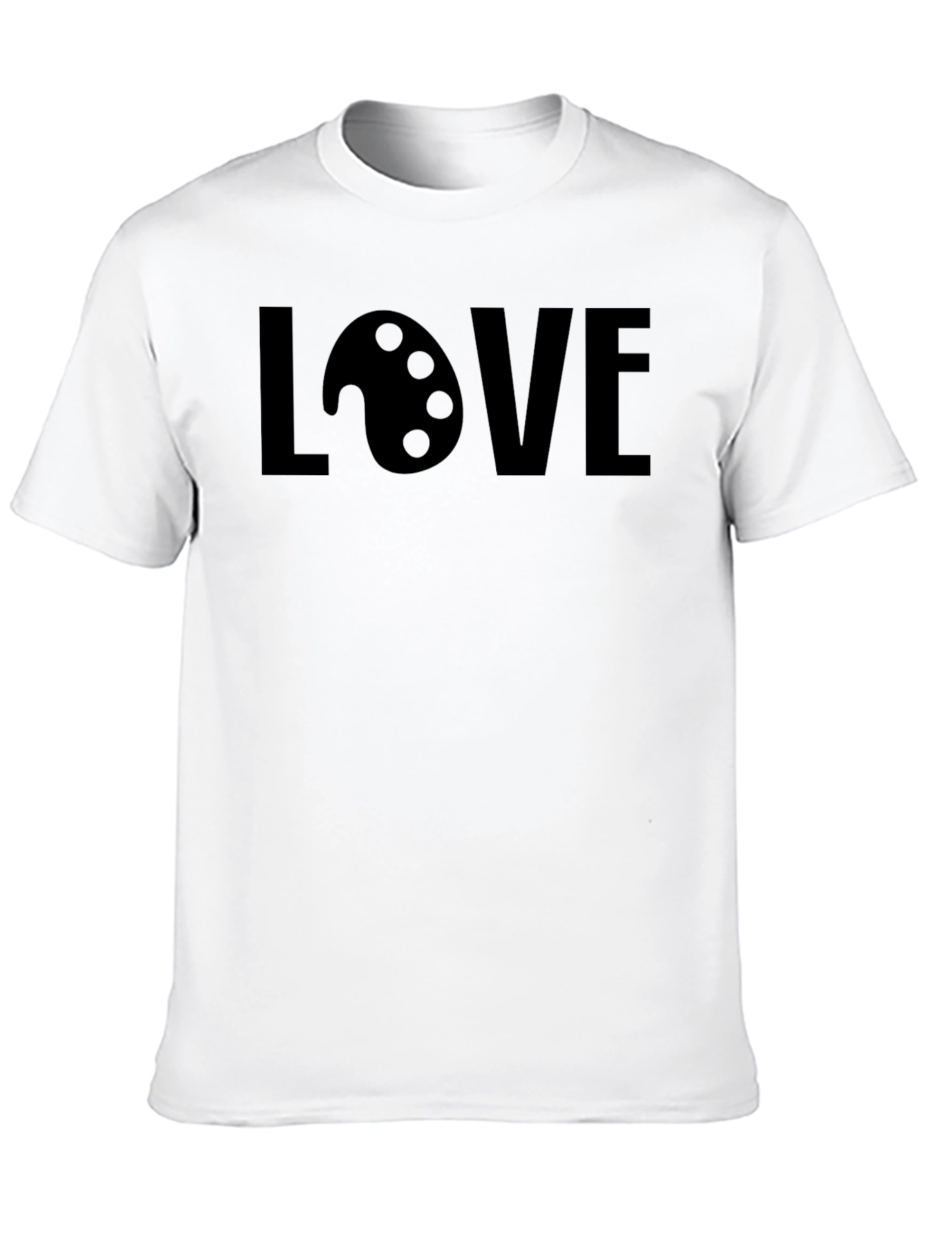 Artist LOVE Graphic Tee - Black Crew Neck T-Shirt