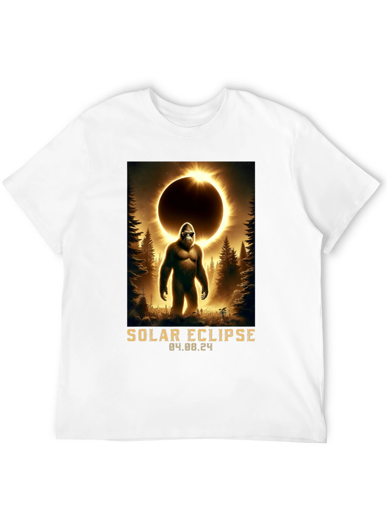 Solar Eclipse Bigfoot T-Shirt