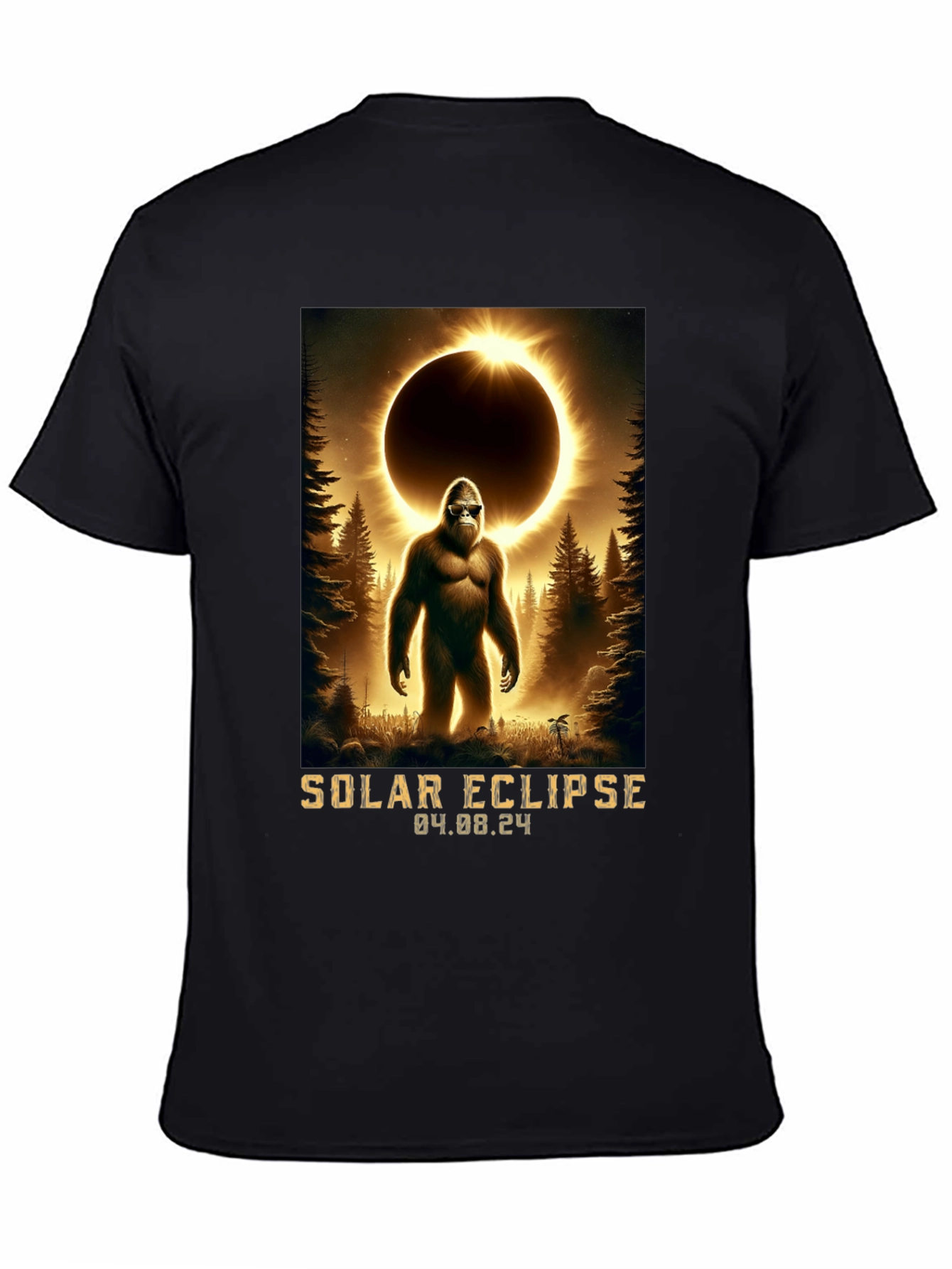 Solar Eclipse Bigfoot T-Shirt