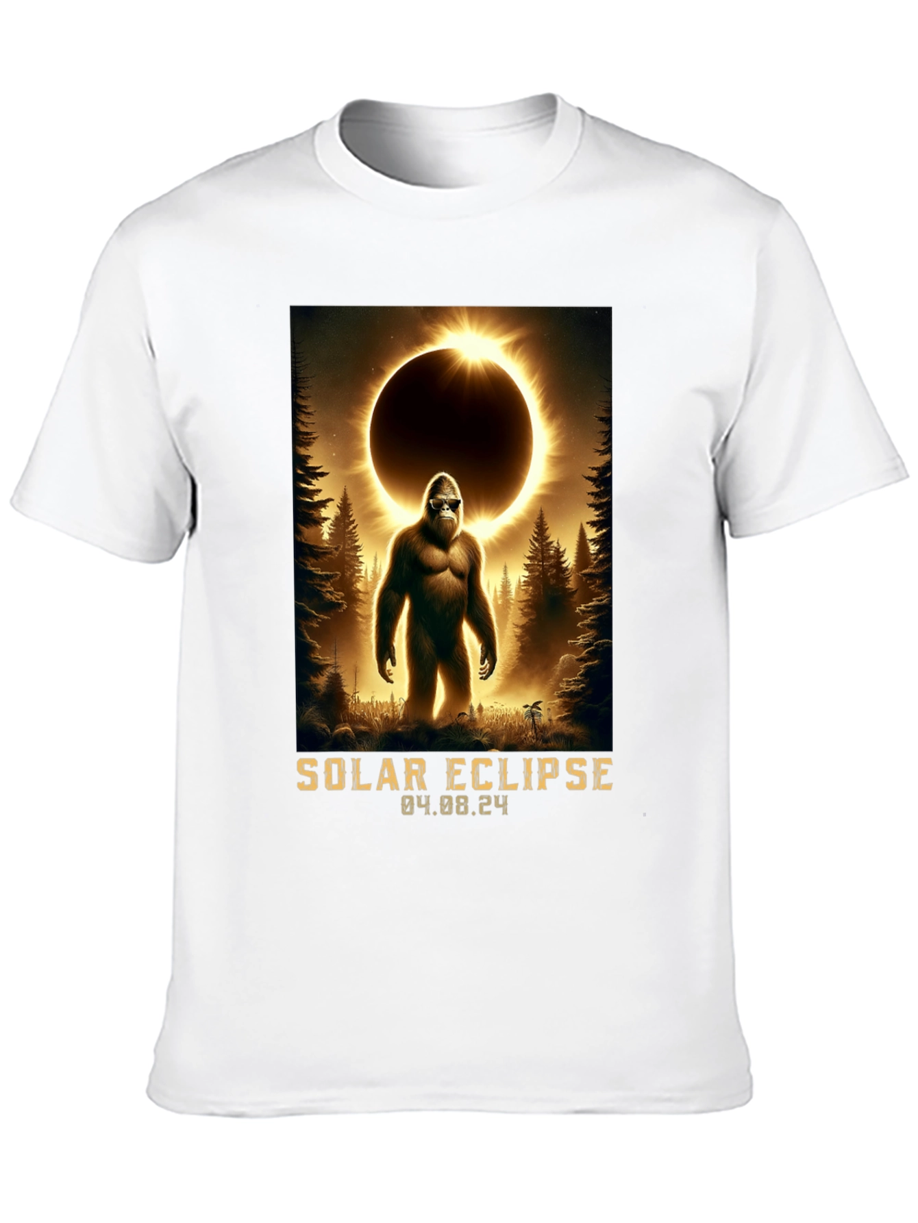 Solar Eclipse Bigfoot T-Shirt