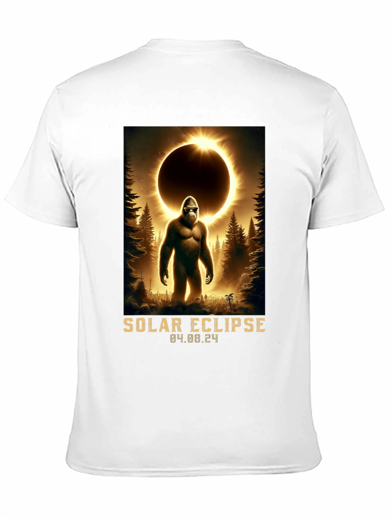 Solar Eclipse Bigfoot T-Shirt