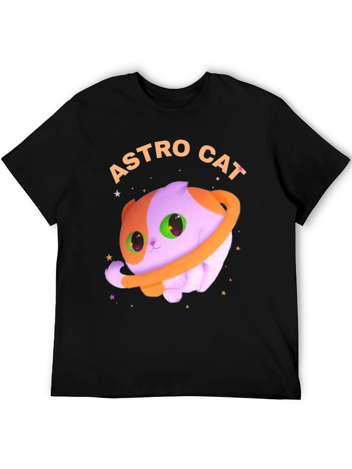 Astro Cat Graphic Tee - Space Kitten T-Shirt