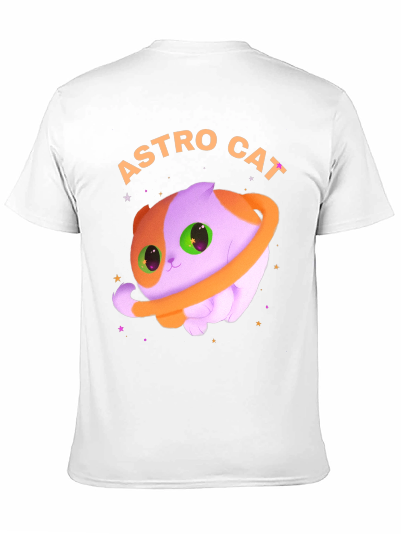 Astro Cat Graphic Tee - Space Kitten T-Shirt