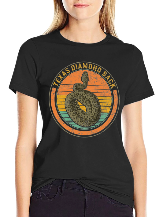 Texas Diamondback Rattlesnake Graphic Tee