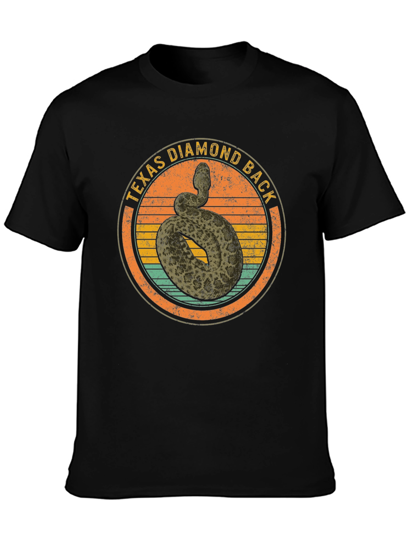 Texas Diamondback Rattlesnake Graphic Tee