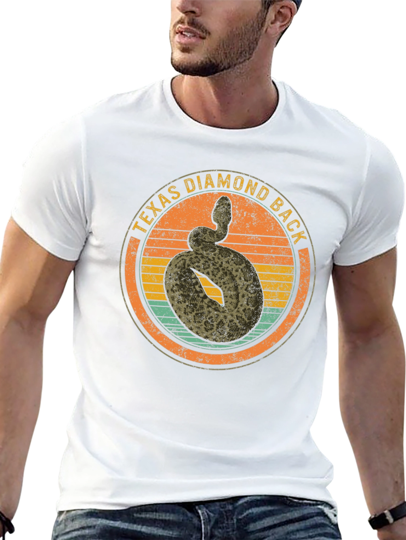 Texas Diamondback Rattlesnake Graphic Tee
