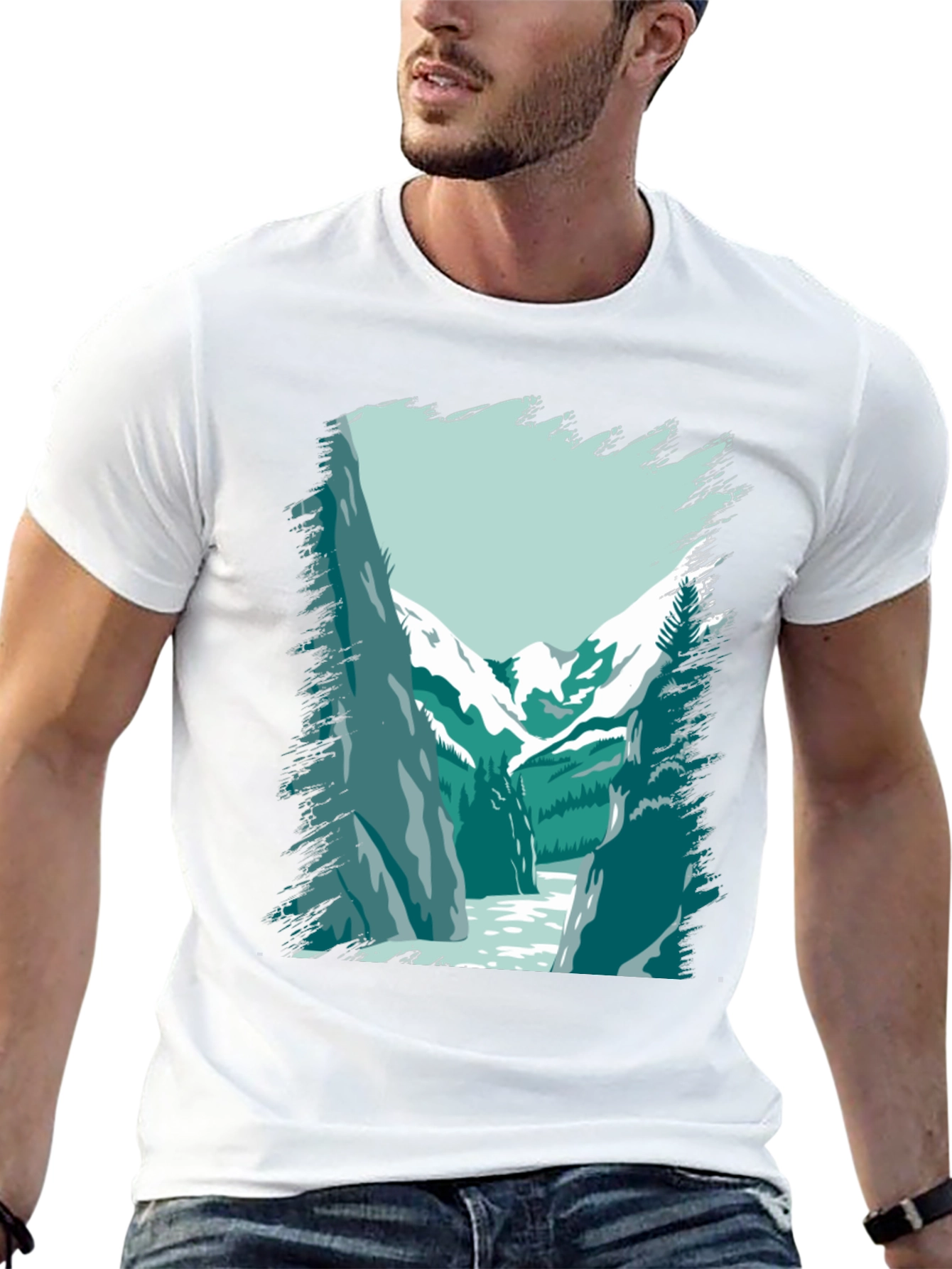Mountain View Graphic Tee - Nature Inspired T-Shirt