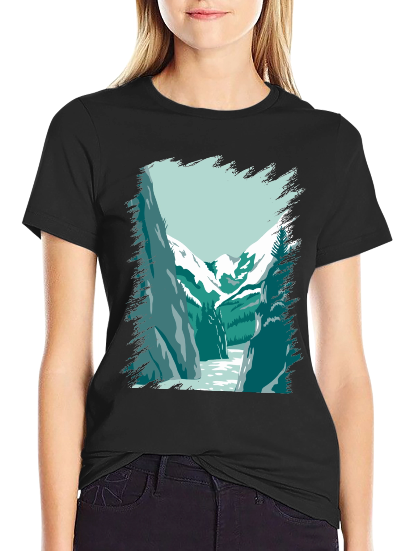 Mountain View Graphic Tee - Nature Inspired T-Shirt