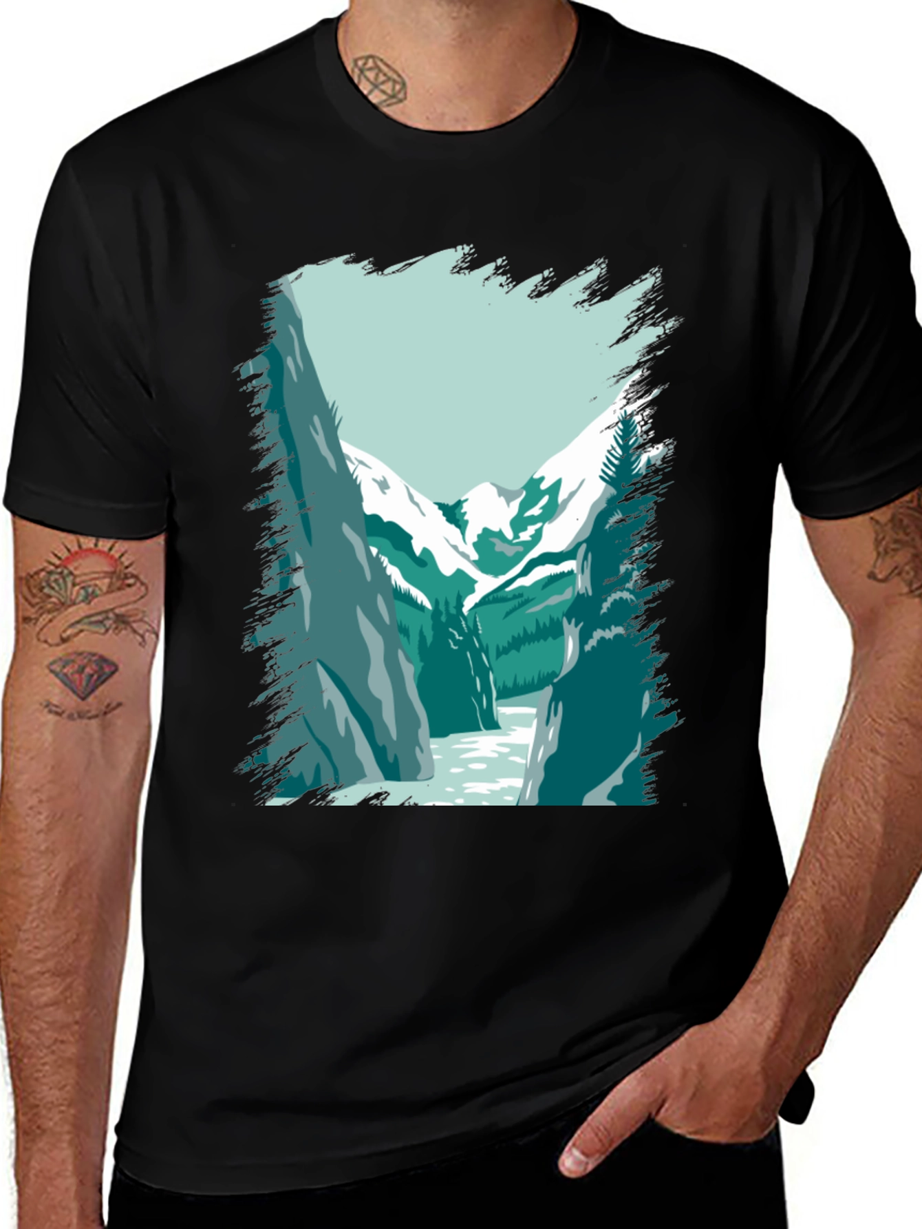 Mountain View Graphic Tee - Nature Inspired T-Shirt