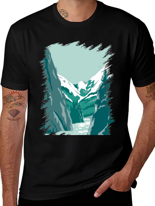 Mountain View Graphic Tee - Nature Inspired T-Shirt