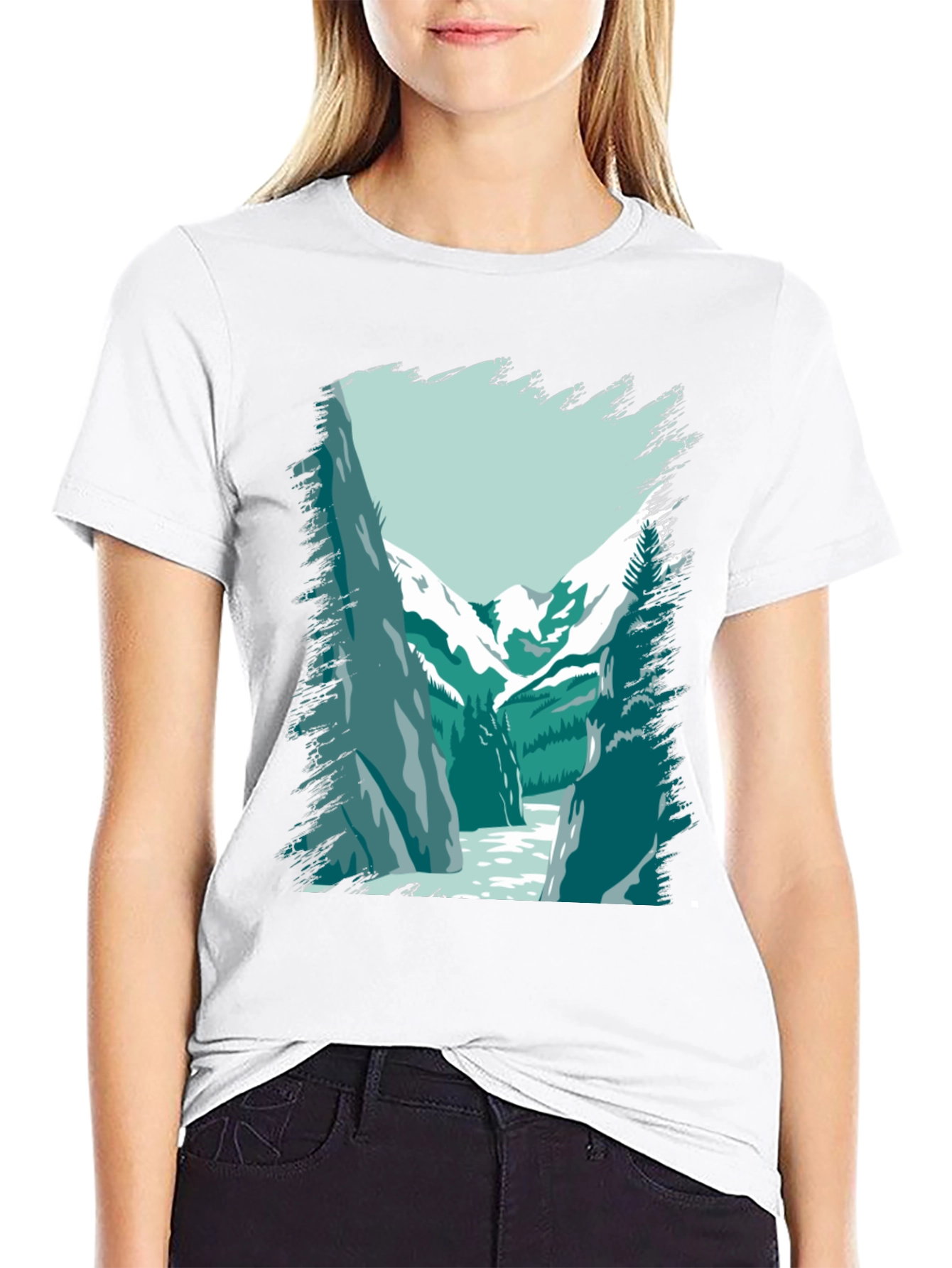 Mountain View Graphic Tee - Nature Inspired T-Shirt