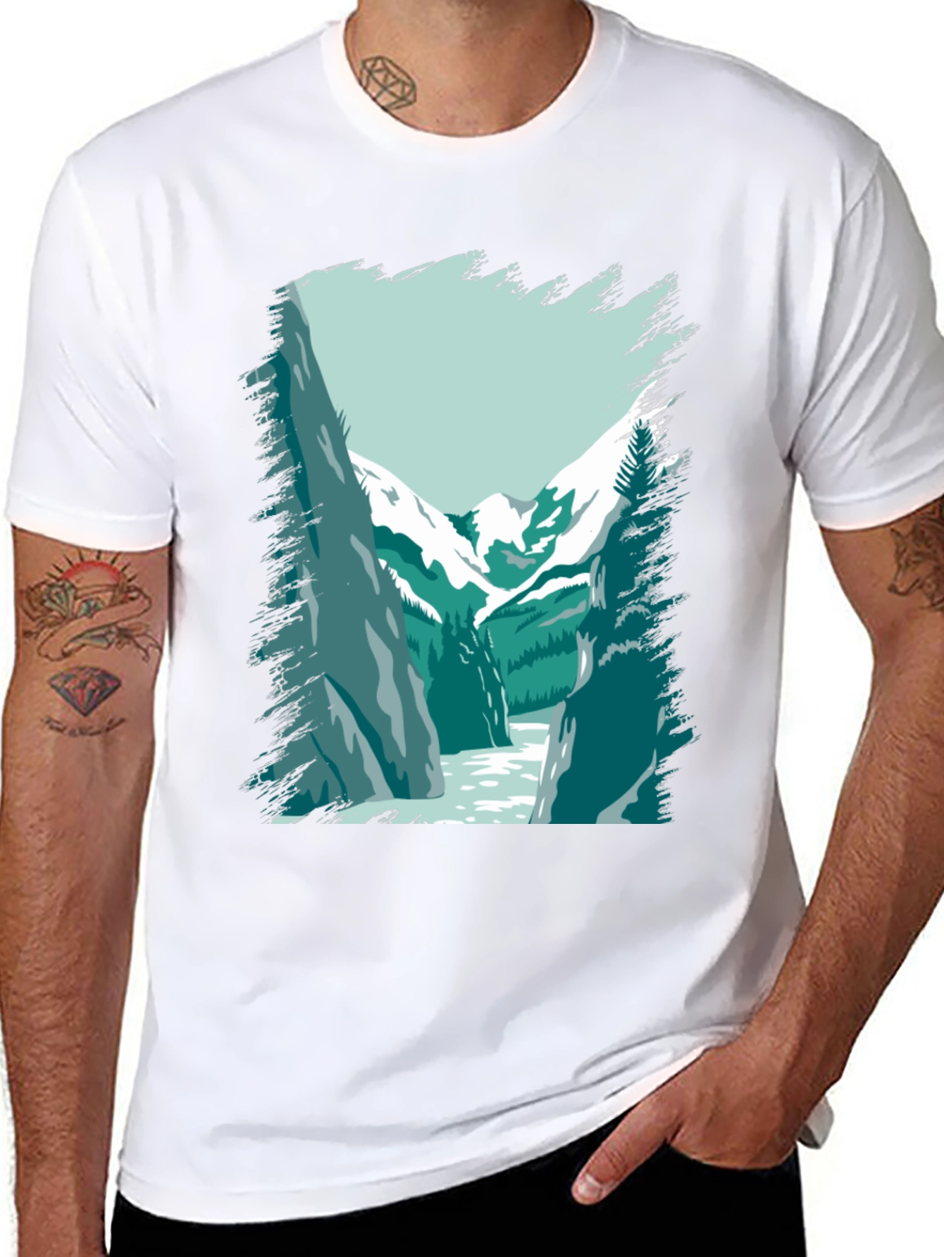 Mountain View Graphic Tee - Nature Inspired T-Shirt