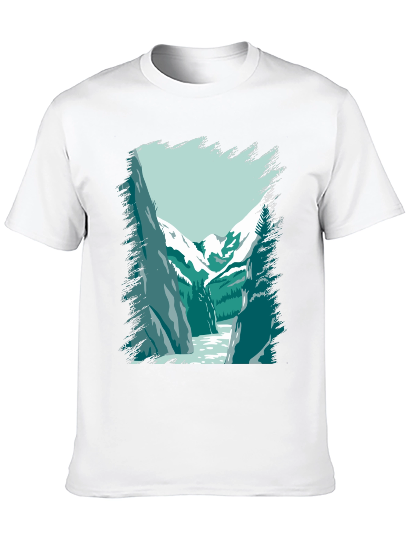 Mountain View Graphic Tee - Nature Inspired T-Shirt