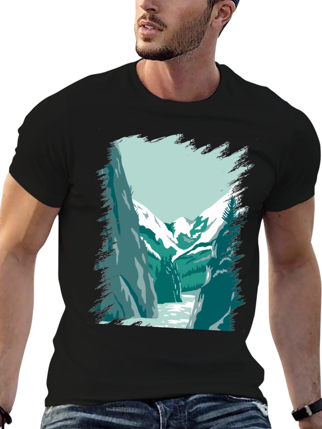 Mountain View Graphic Tee - Nature Inspired T-Shirt