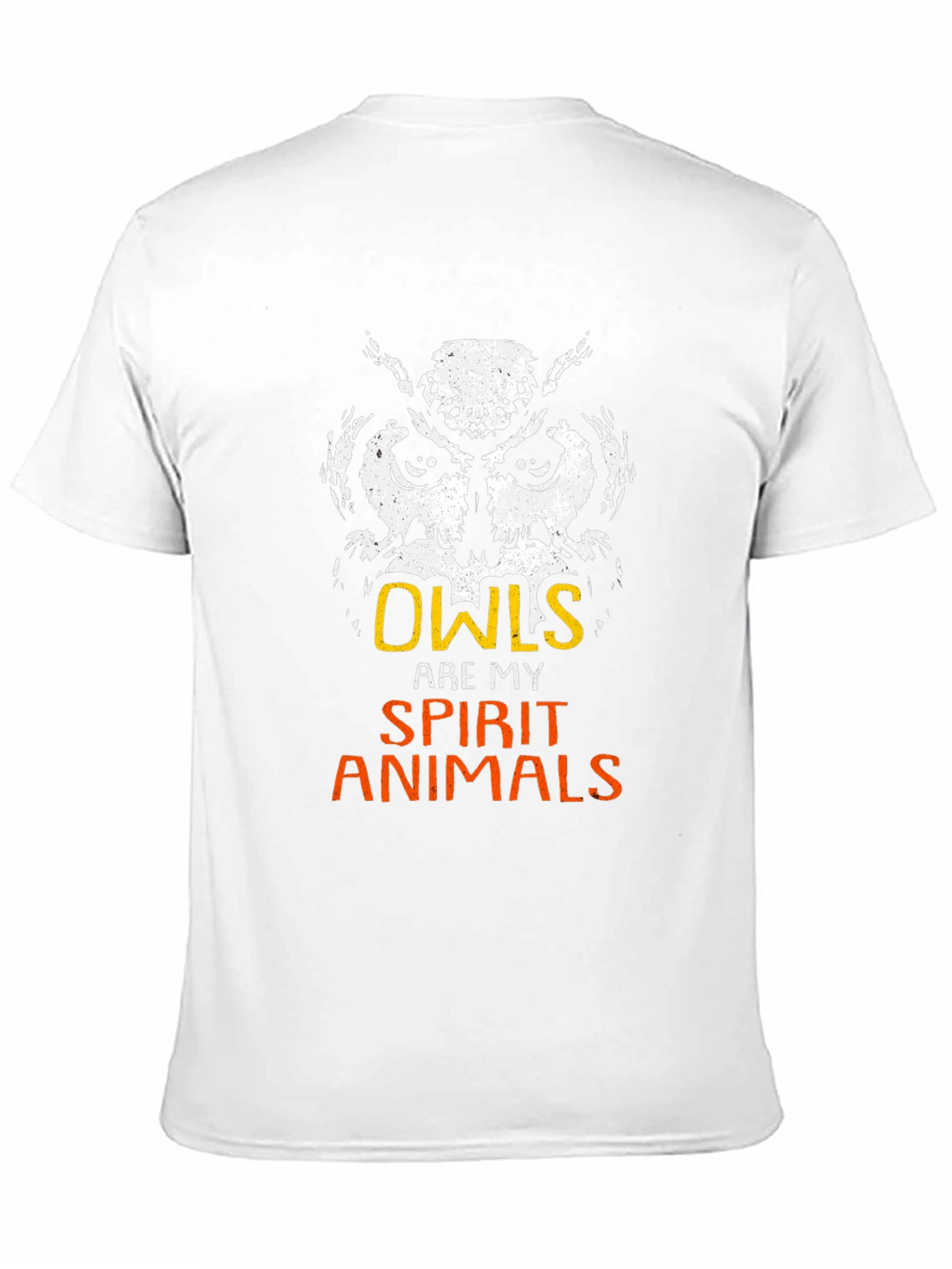 Owl Spirit Animal Graphic Tee - Black
