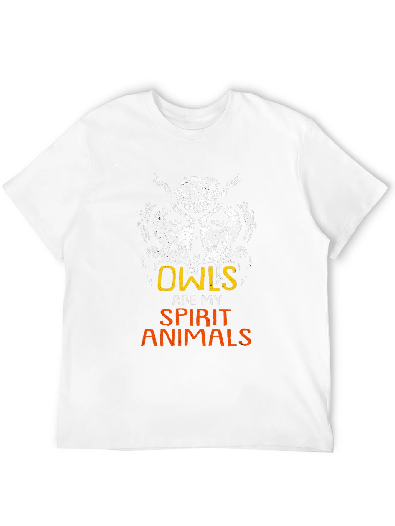 Owl Spirit Animal Graphic Tee - Black