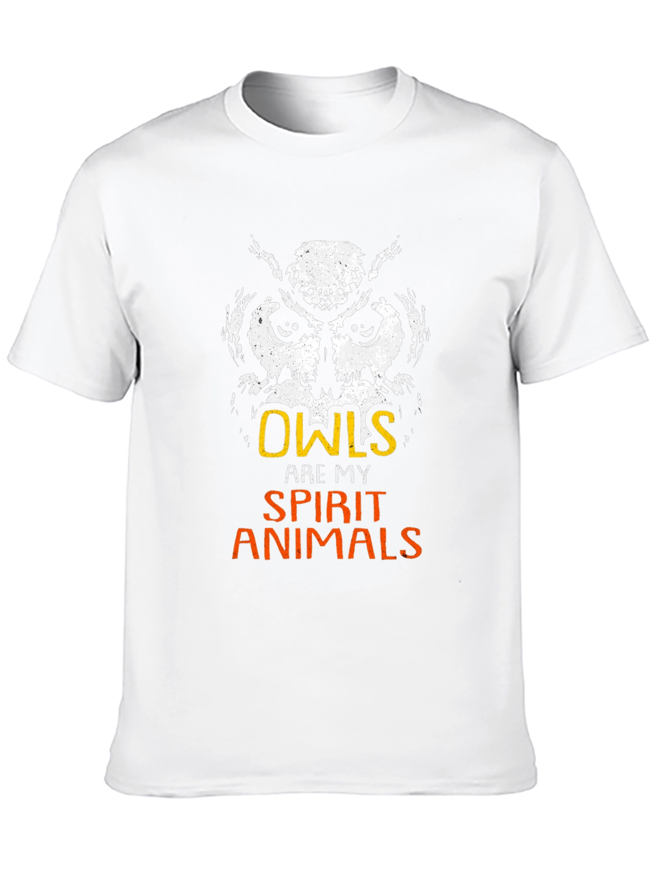Owl Spirit Animal Graphic Tee - Black