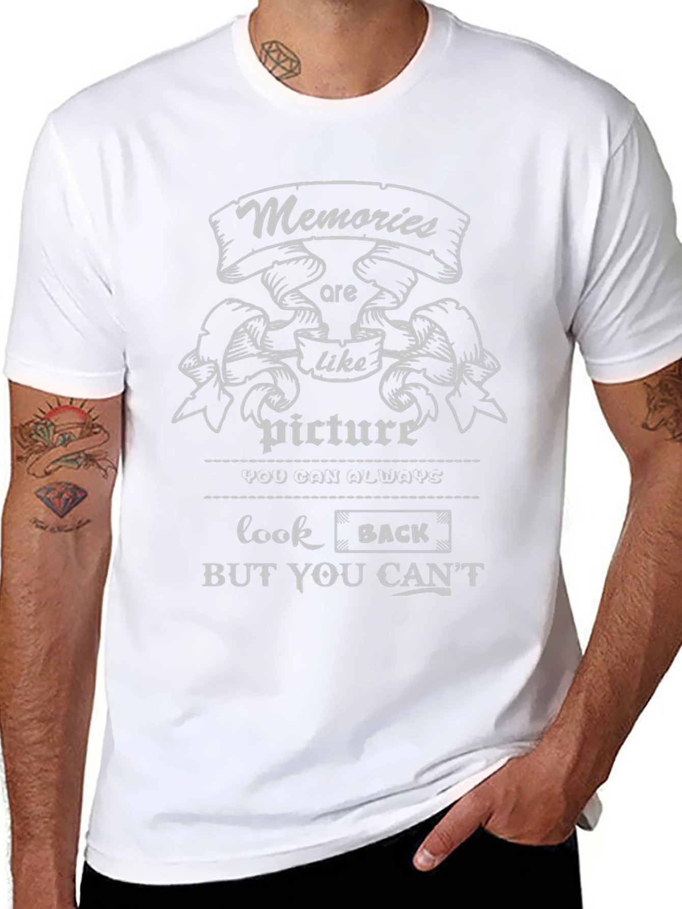Memories T-Shirt: Look Back But You Cant