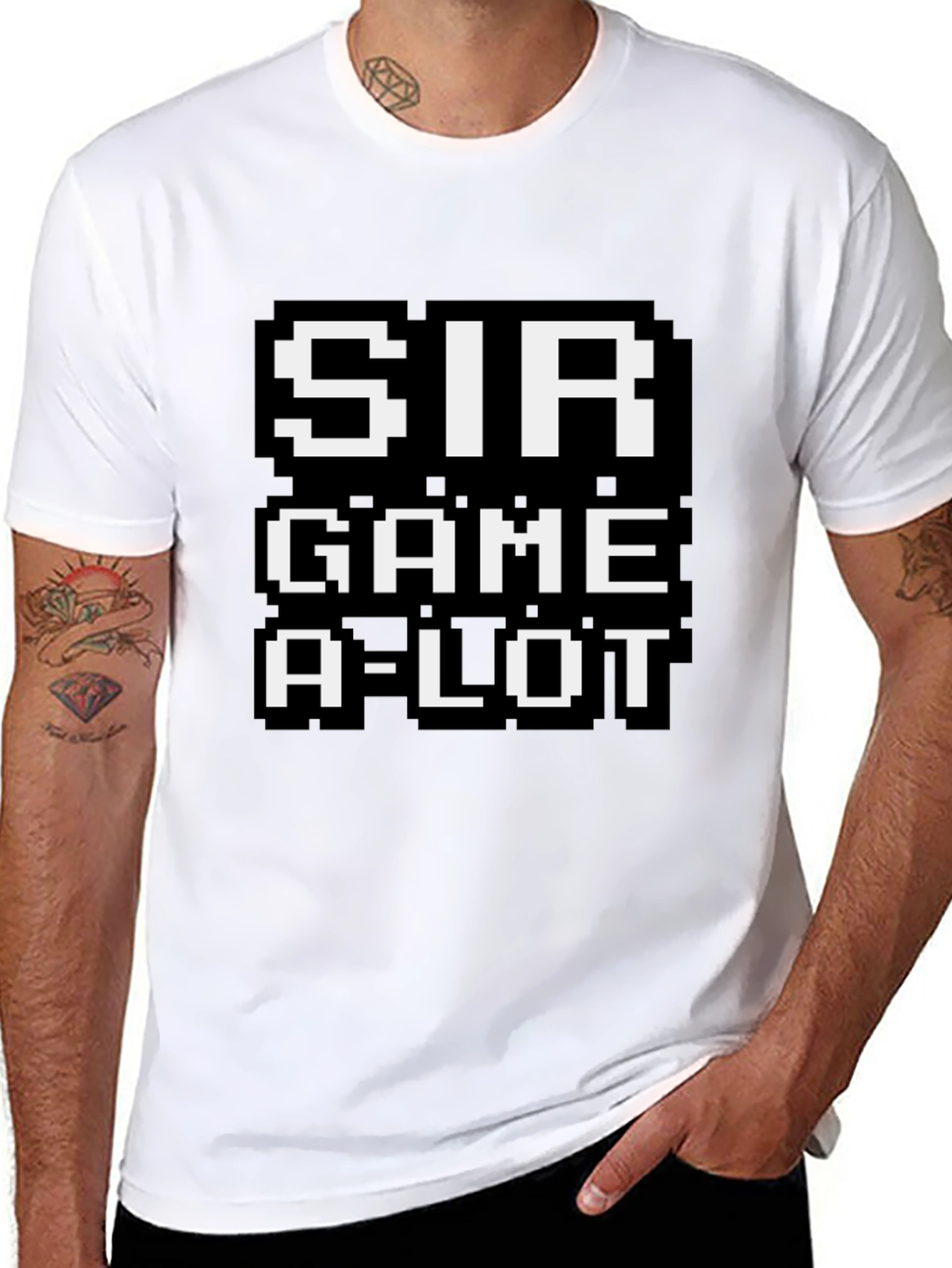Sir Game A-Lot Pixel T-Shirt