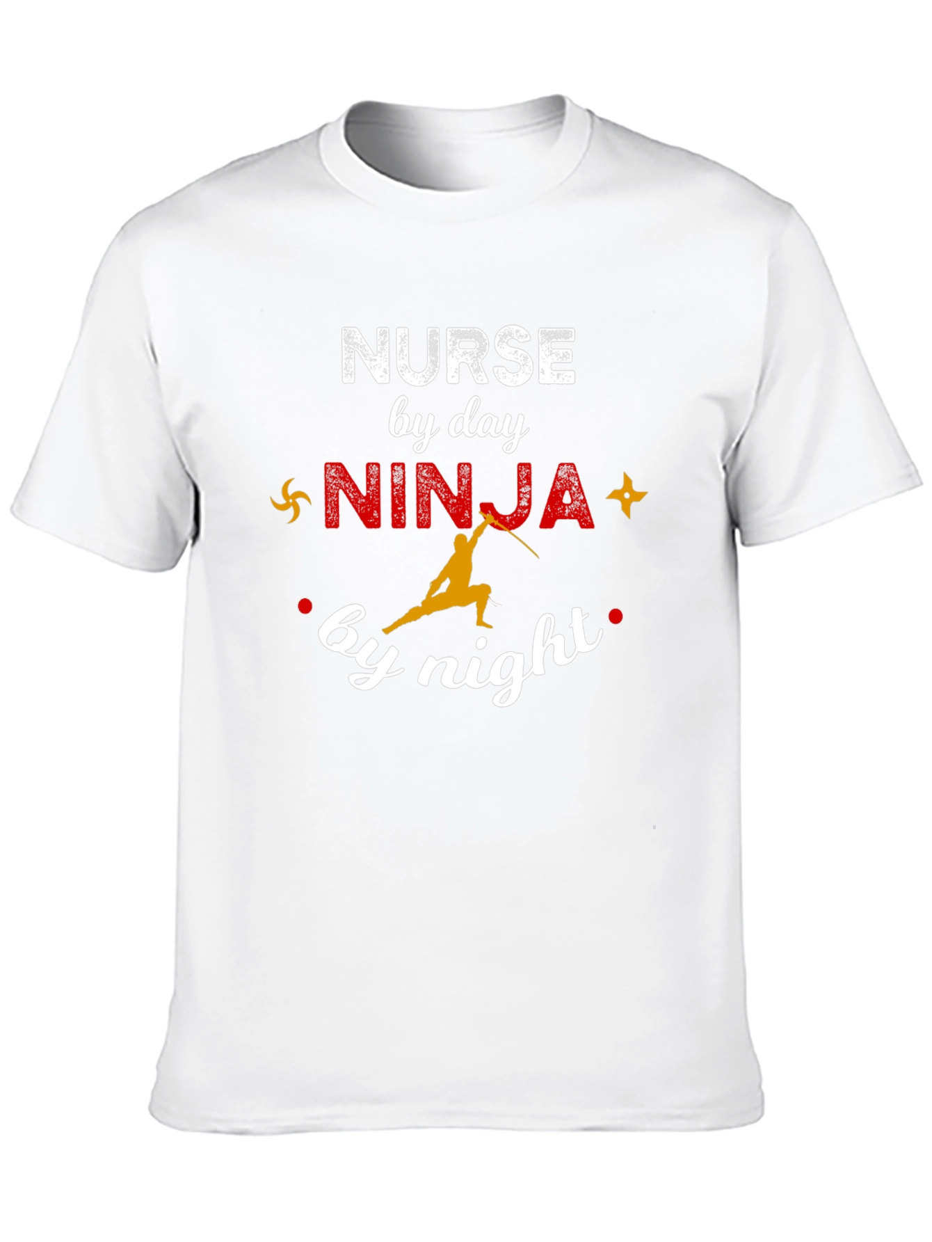 Nurse by Day Ninja by Night Graphic T-Shirt