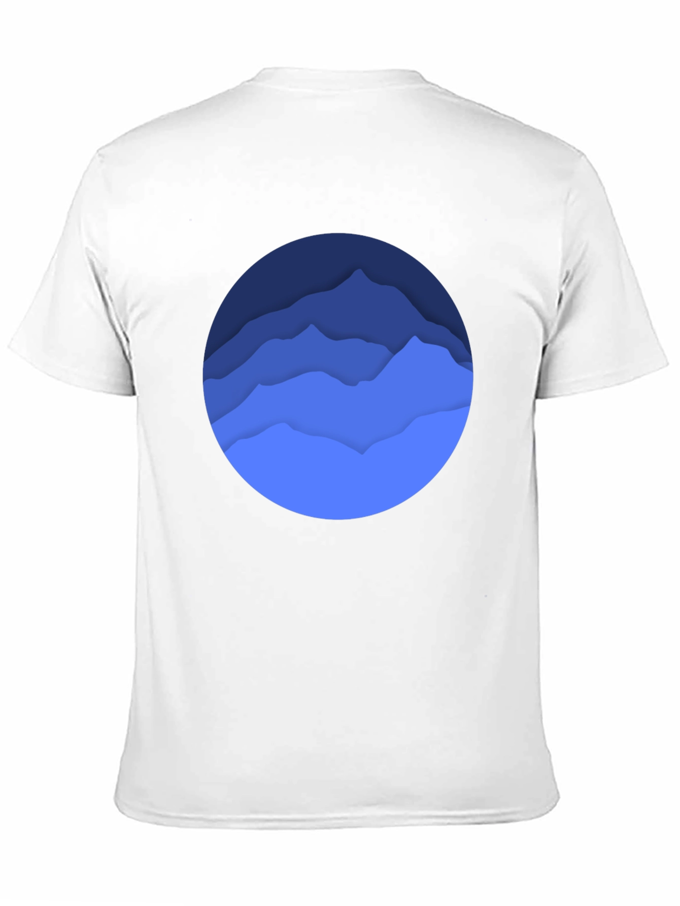 Mountainscape Graphic Black T-Shirt
