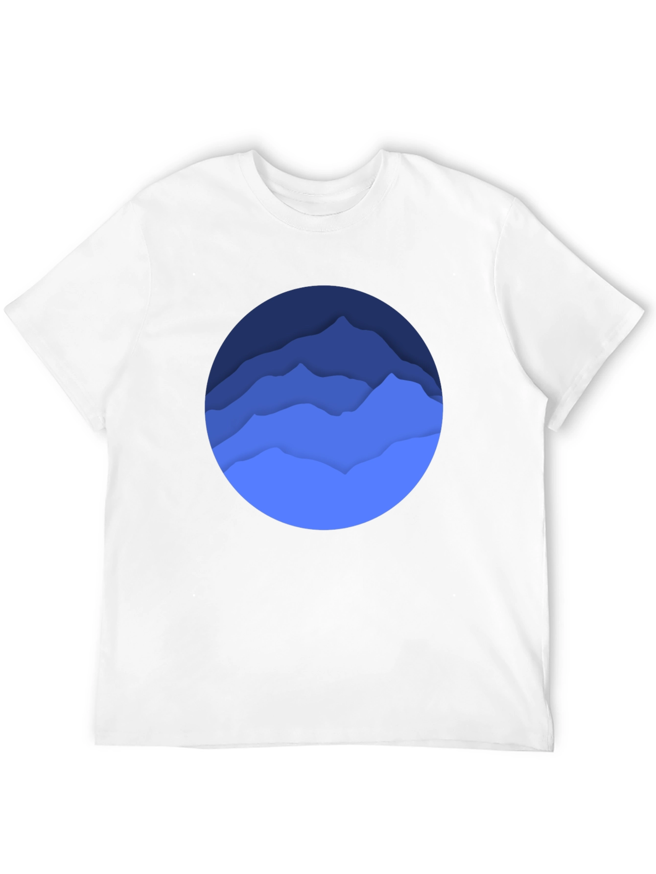 Mountainscape Graphic Black T-Shirt