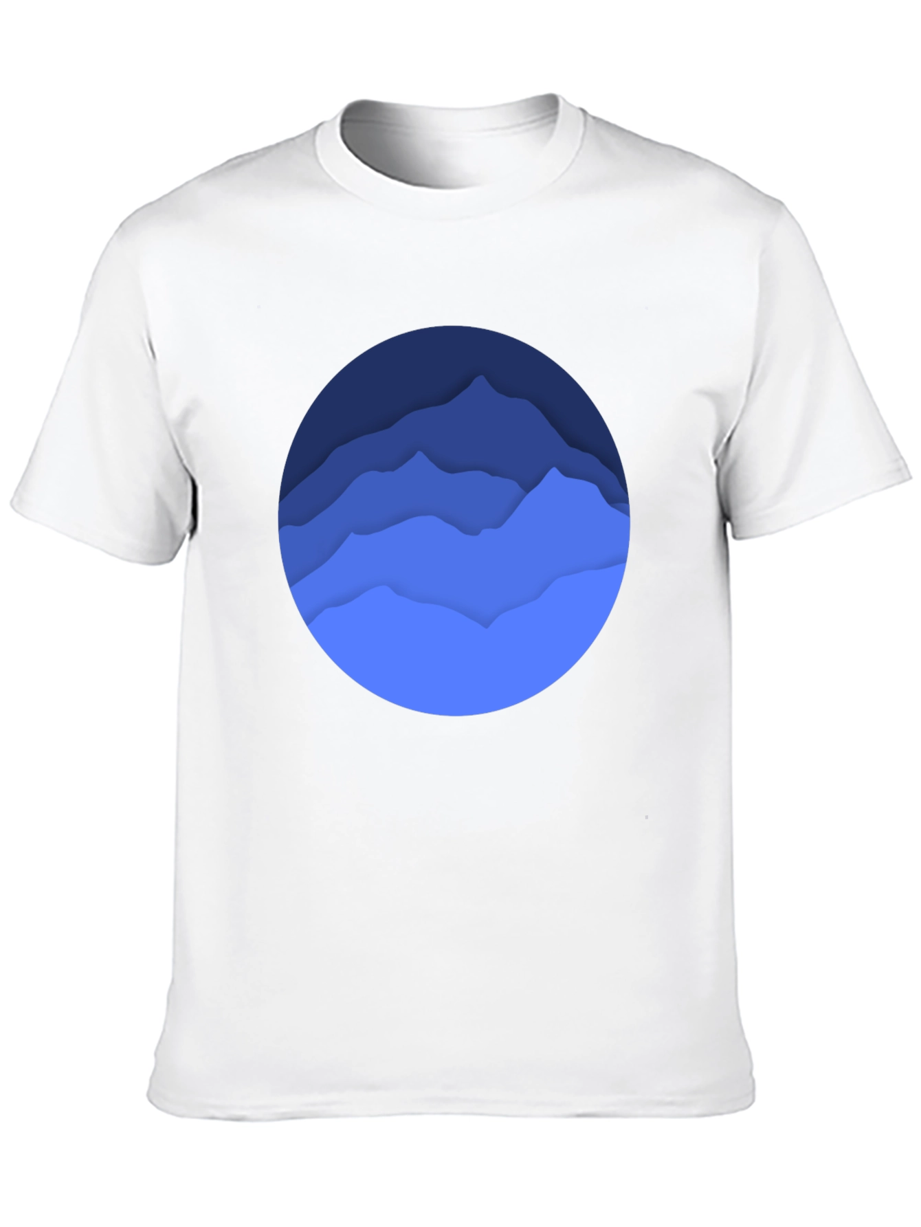 Mountainscape Graphic Black T-Shirt