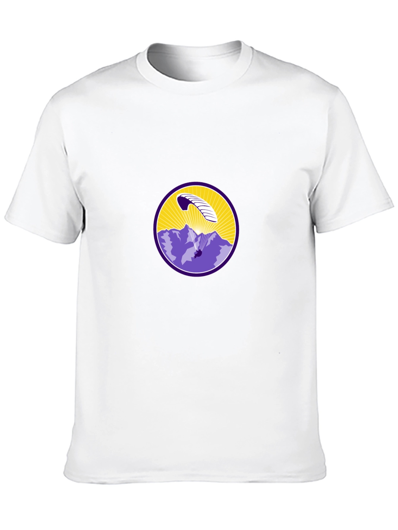 Paragliding Mountain Scene T-Shirt